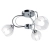 Plafon chromowany 3-punktowy szklany 50cm 8966/3 z serii RUBY - Lampy Elem
